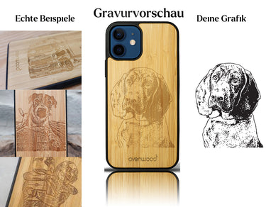 INDIVIDUELL iPhone 12 Bambus-Kunststoff